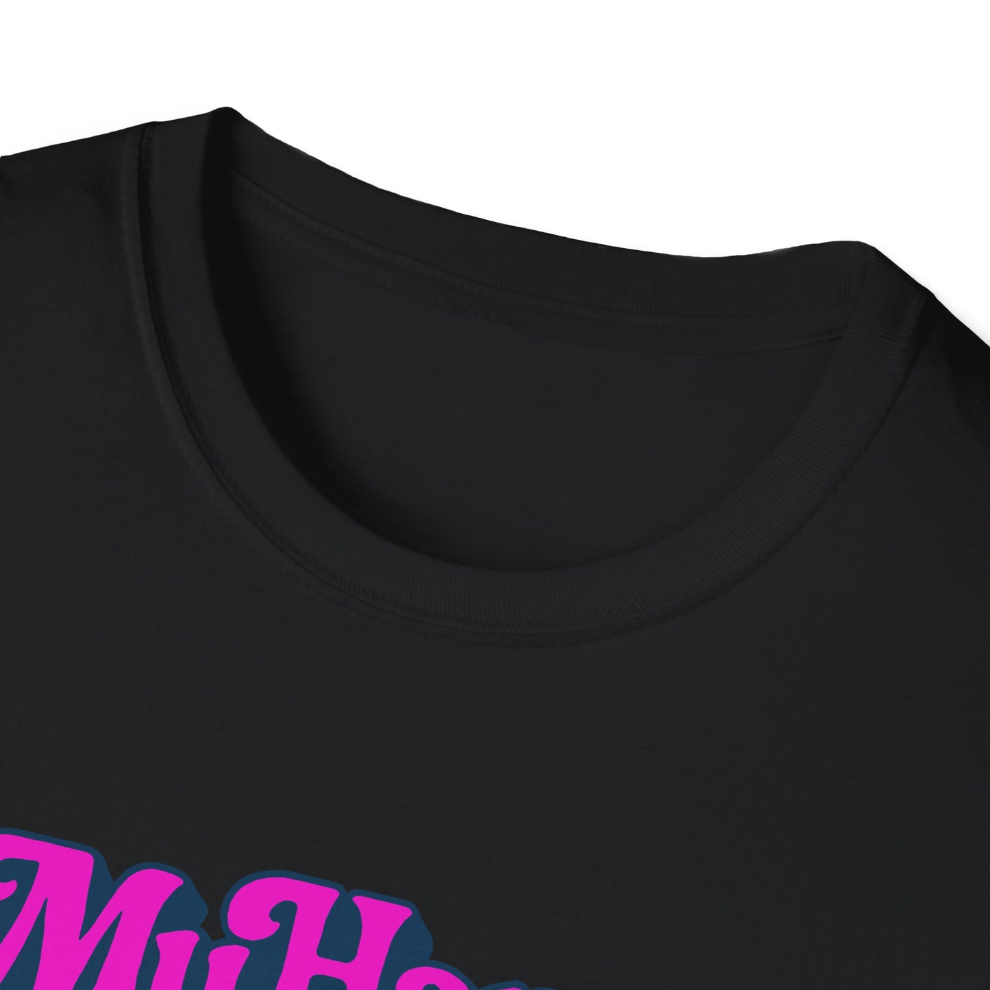My Happy Place is On My Knees Adult T-Shirt. Perfect for Submissive Kink Playtime.