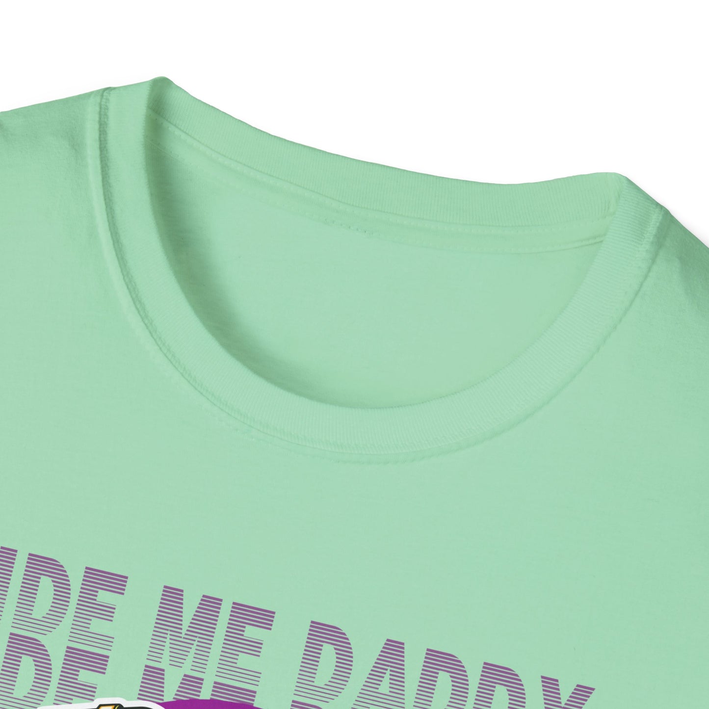 Ride Me Daddy Motorcycle Princess Adult T-Shirt. Spicy Kink Motorcycle T-Shirt