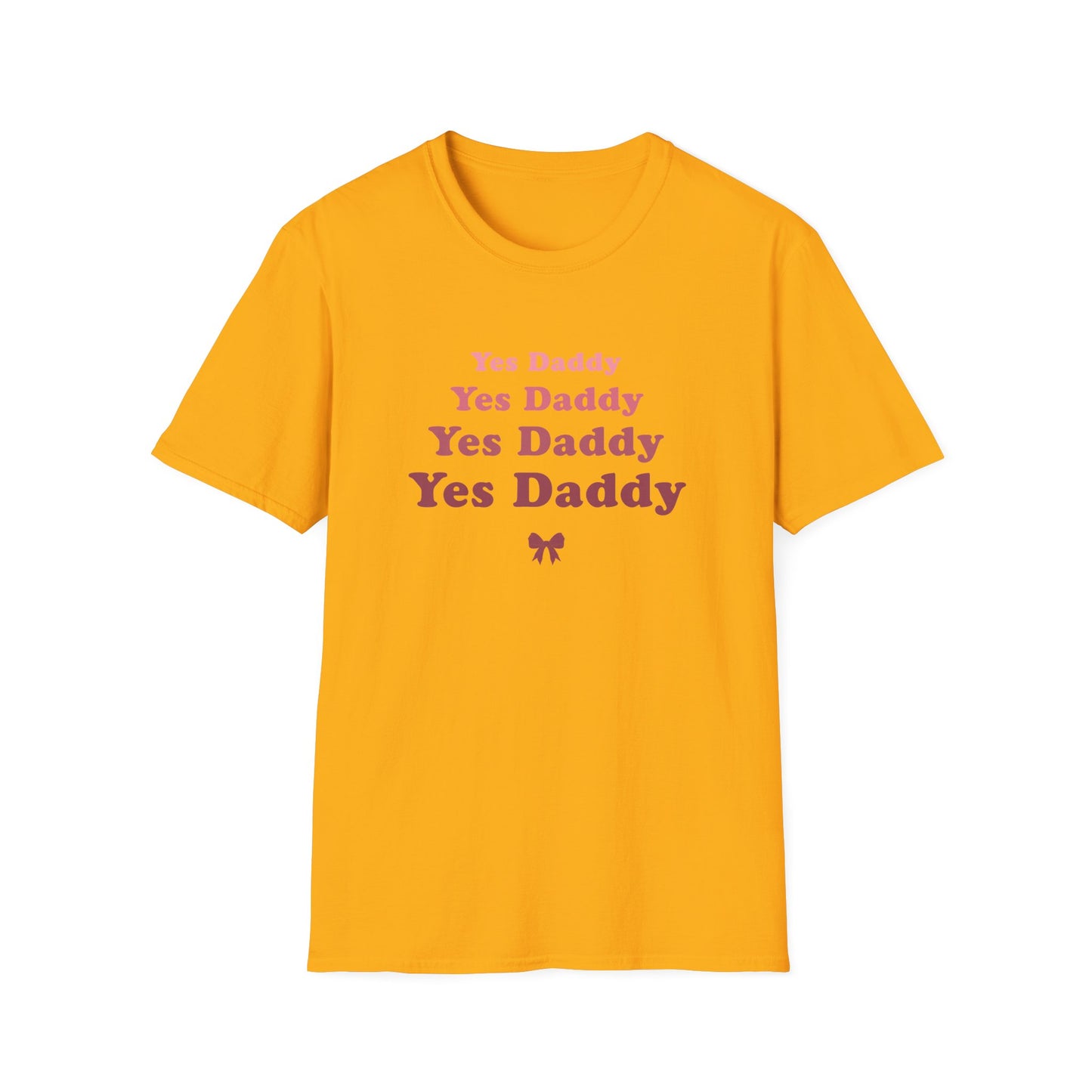 Yes Daddy Adult Princess Graphic T-Shirt. Perfect Gift for your Princess Partner, Submissive T-shirt