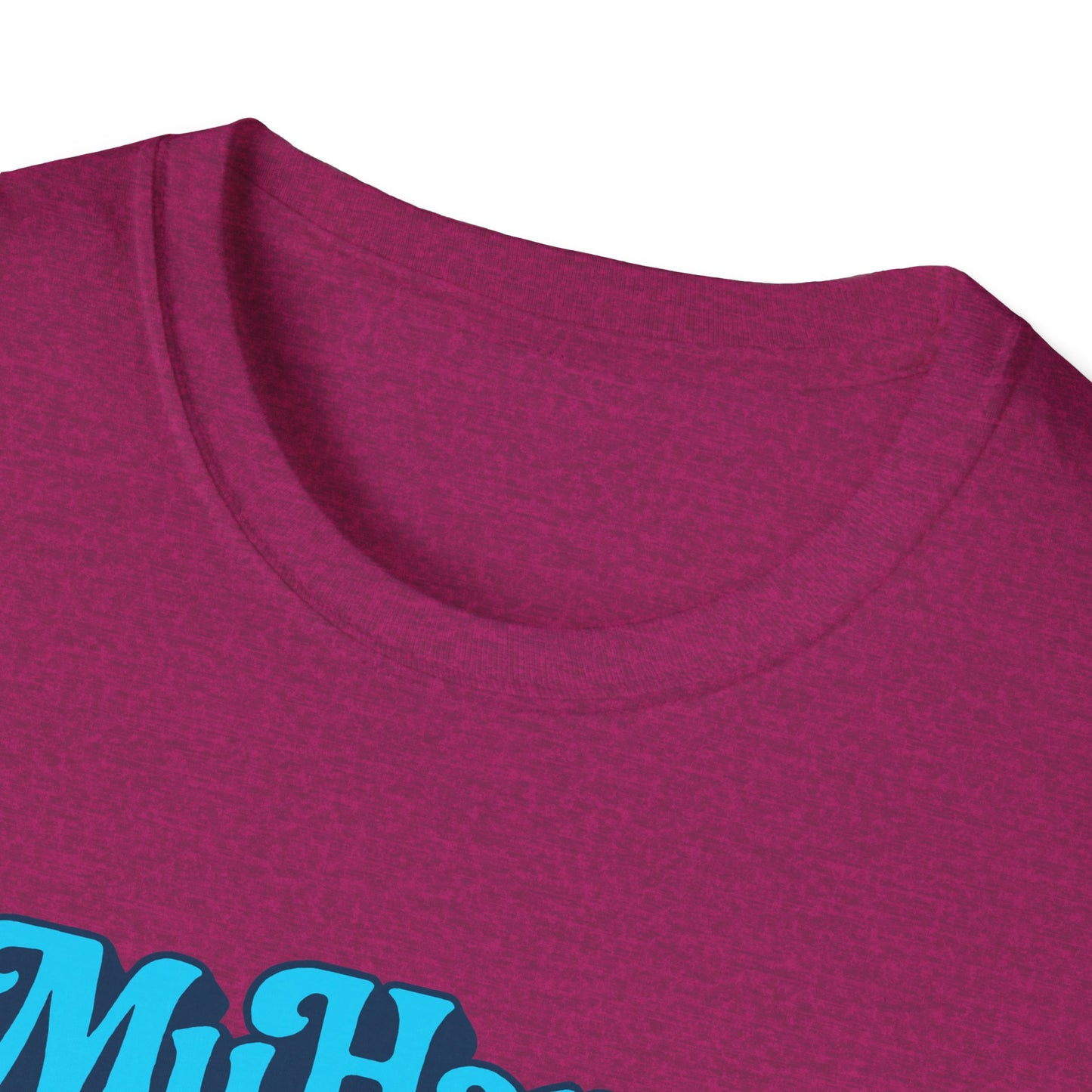 My Happy Place is On My Knees Adult T-Shirt. Perfect for Submissive Kink Playtime.