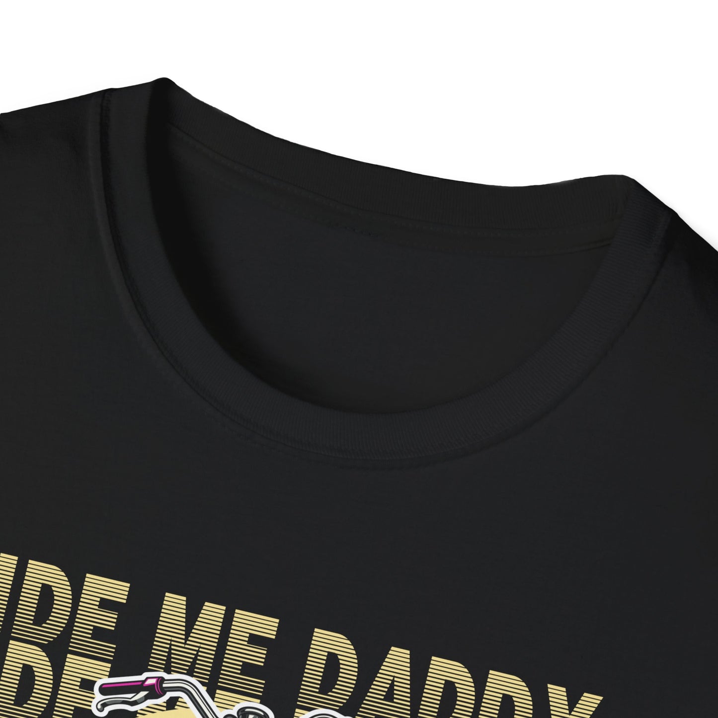 Ride Me Daddy Pop Art Inspired Motorcycle Princess T-Shirt. Spicy Motorcycle T-Shirt