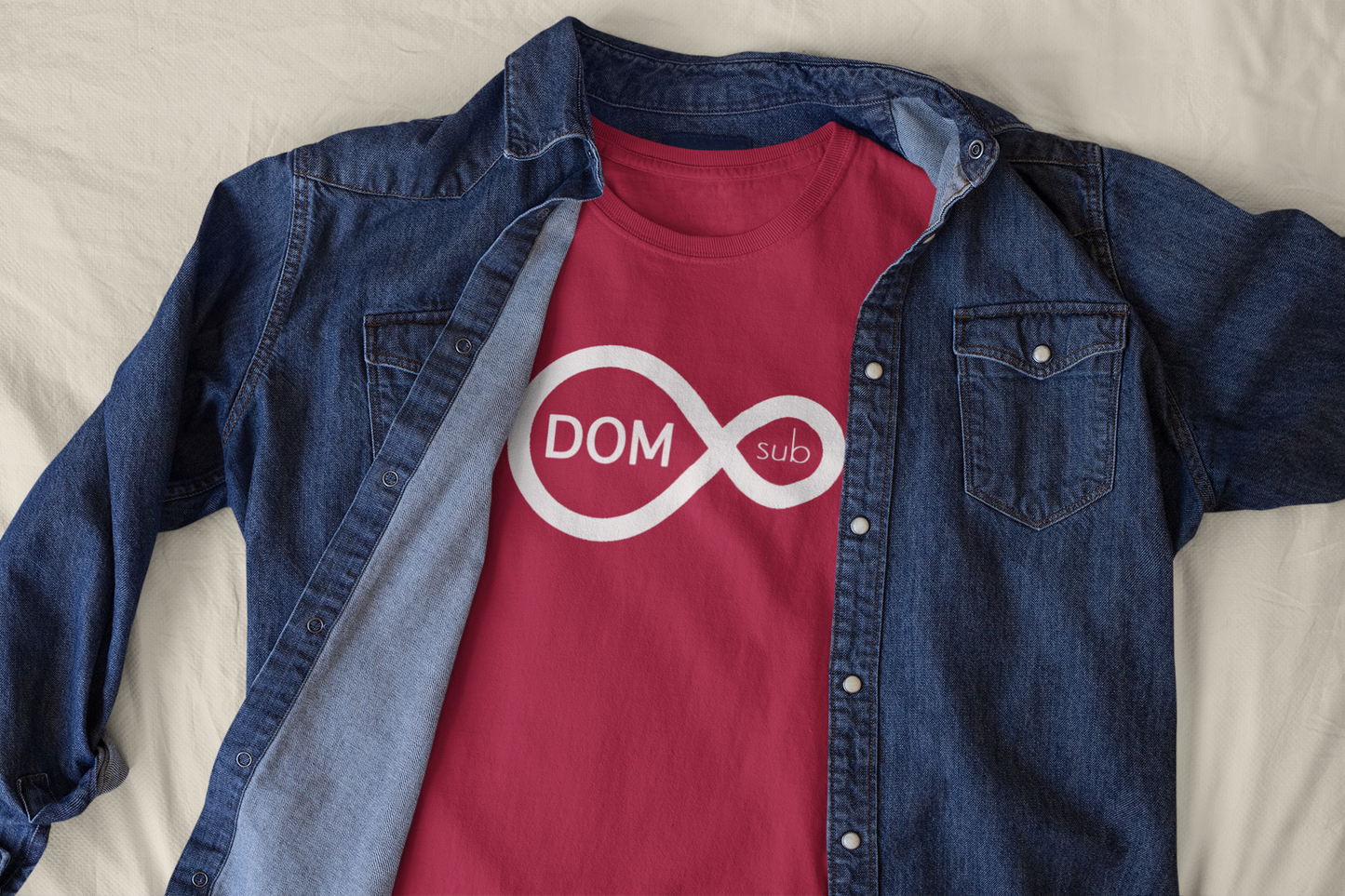 Dom Sub Switch T-Shirt for Grownup Playtime. Perfect Gift for your Switch Kink Parter