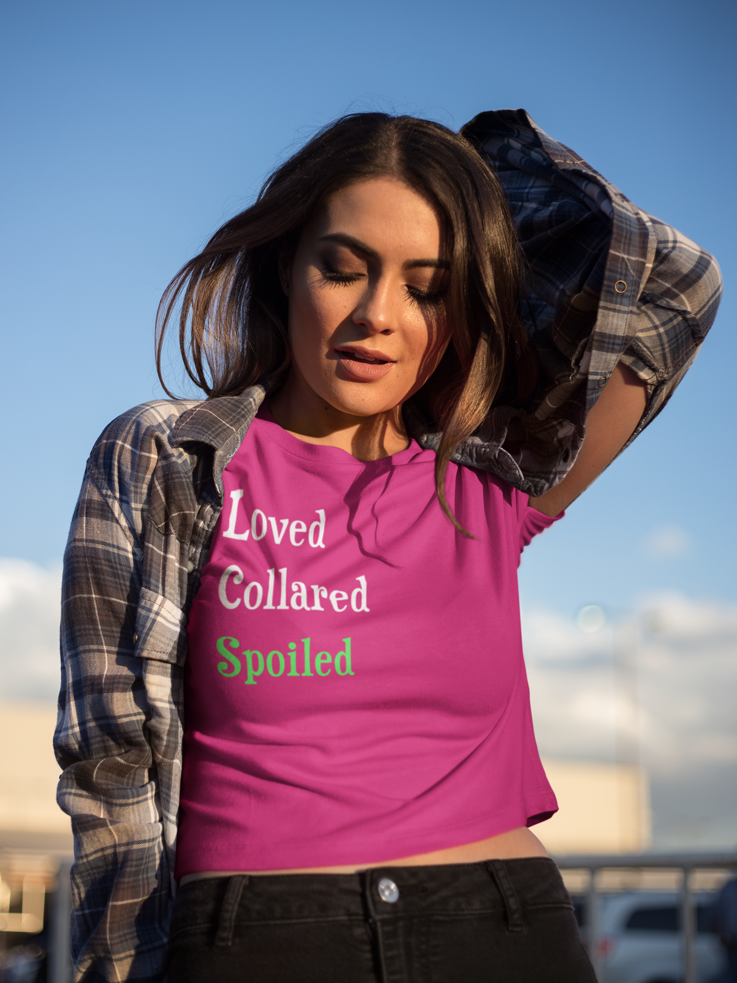 Loved Collared Spoiled T-Shirt for Adult Playtime, Perfect gift for your Submissive Kink Partner