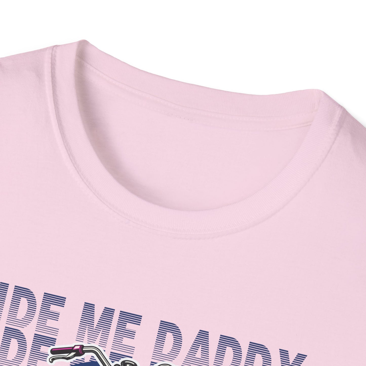 Ride Me Daddy Pop Art Inspired Motorcycle Princess T-Shirt. Spicy Motorcycle T-Shirt