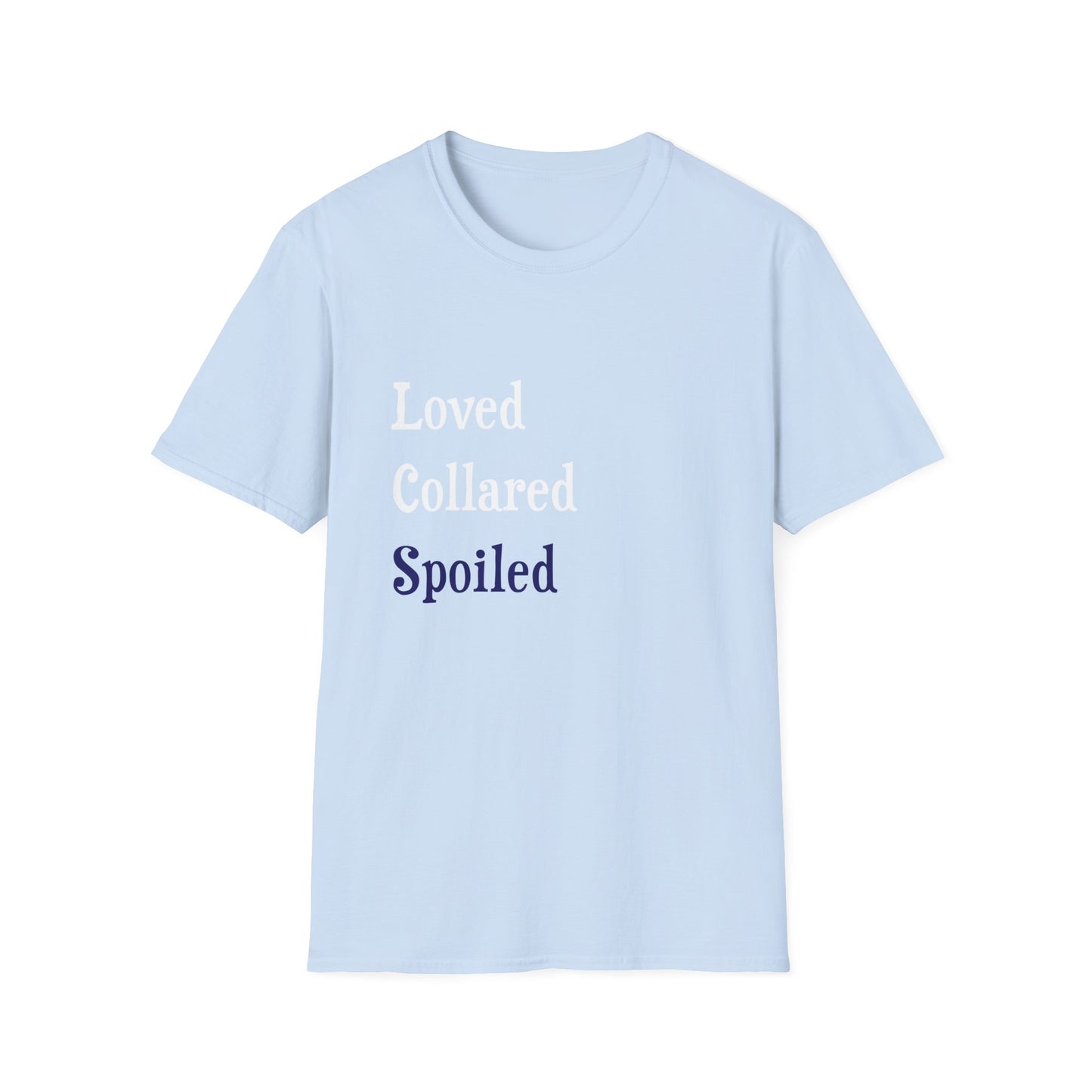 Loved Collared Spoiled T-Shirt for Adult Playtime, Perfect gift for your Submissive Kink Partner