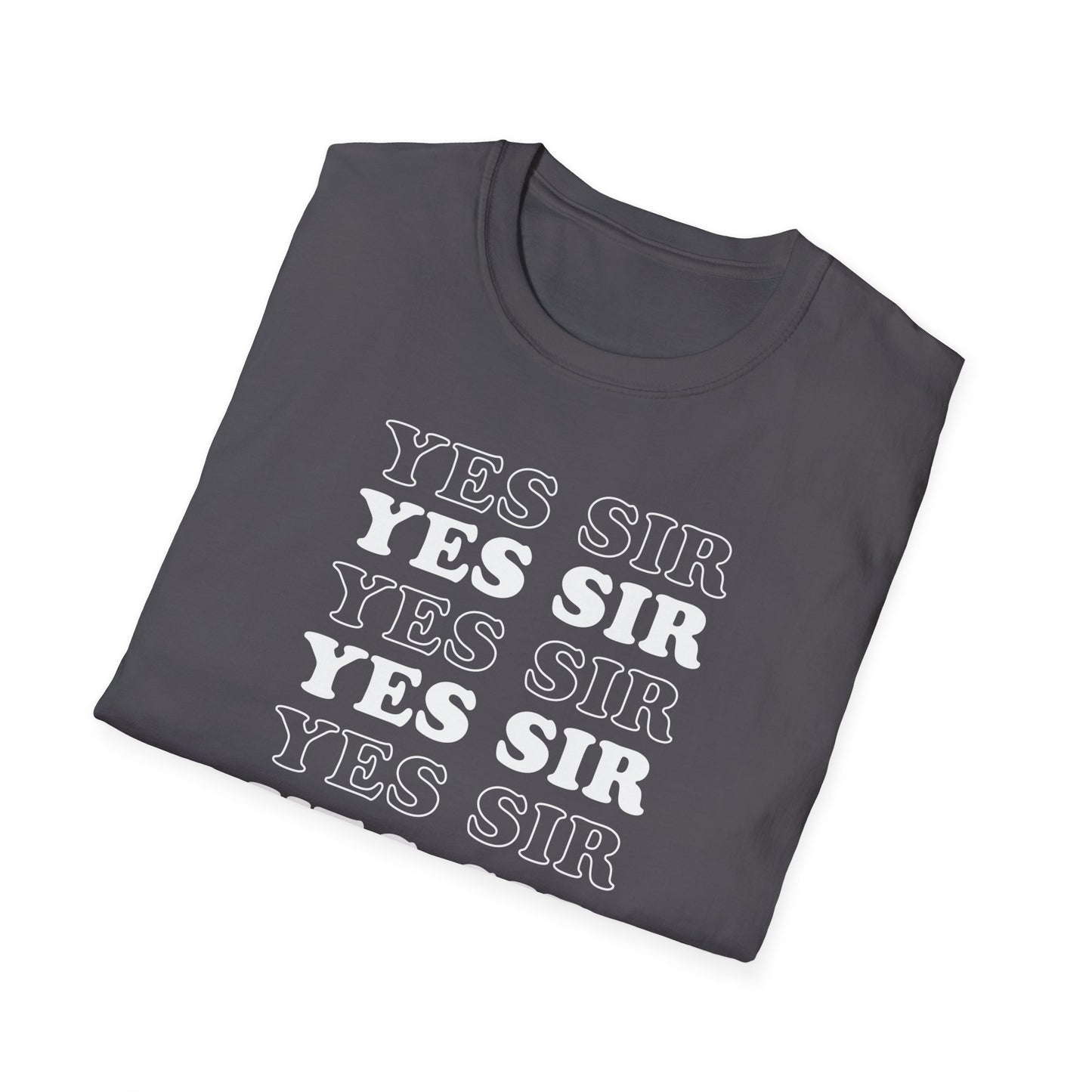 Yes Sir Adult Princess T-Shirt. Perfect Gift for your Princess Submissive Kink Partner