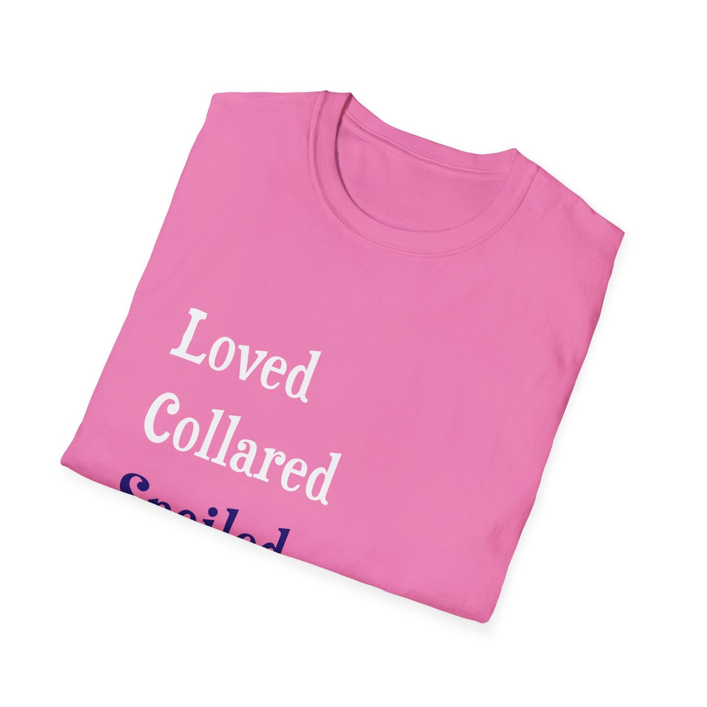 Loved Collared Spoiled T-Shirt for Adult Playtime, Perfect gift for your Submissive Kink Partner