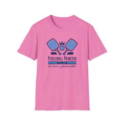 Pickleball Princess Adult T-Shirt for Grownups. Spicy Pickleball Athletic Shirt