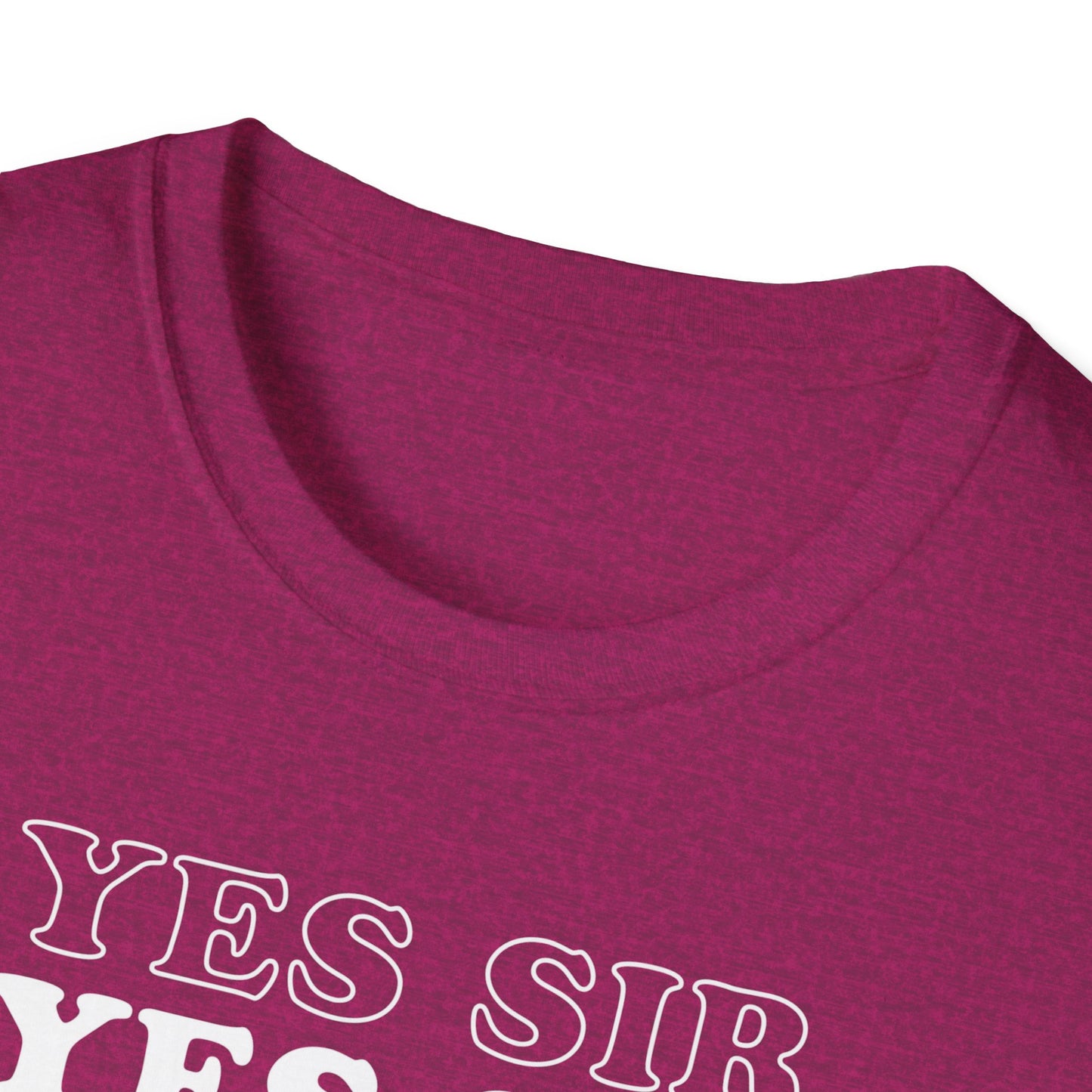Yes Sir Adult Princess T-Shirt. Perfect Gift for your Princess Submissive Kink Partner