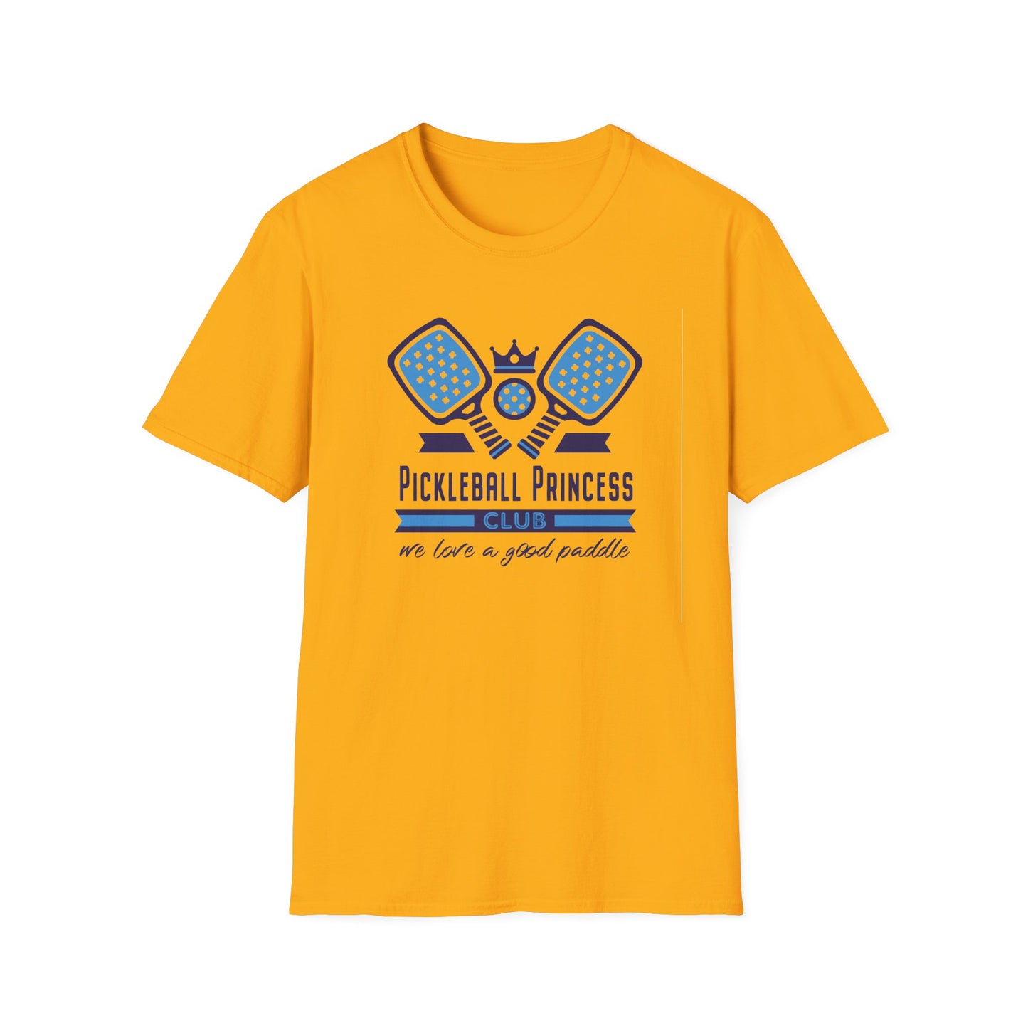 Pickleball Princess Adult T-Shirt for Grownups. Spicy Pickleball Athletic Shirt