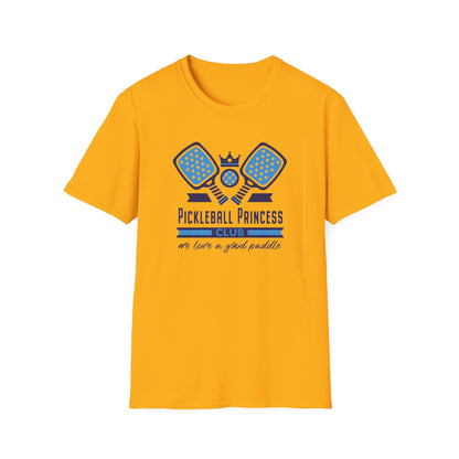 Pickleball Princess Adult T-Shirt for Grownups. Spicy Pickleball Athletic Shirt