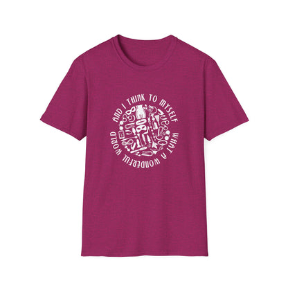 What a Wonderful World Adult Toys BDSM T-Shirt for Grownup Playtime. Perfect Gift for your BDSM Kink Parter