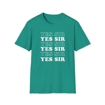 Yes Sir Adult Princess T-Shirt. Perfect Gift for your Princess Submissive Kink Partner