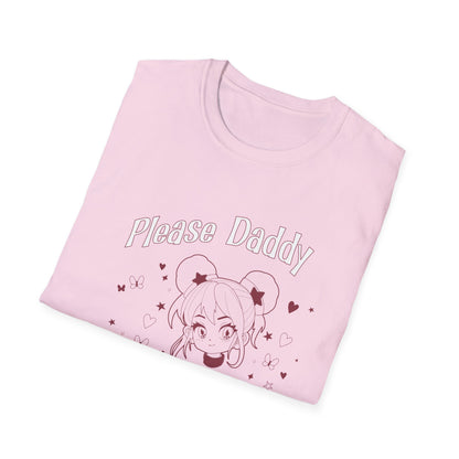 Please Daddy Adult Princess Graphic T-Shirt. Perfect Gift for your Princess Partner, Submissive T-shirt