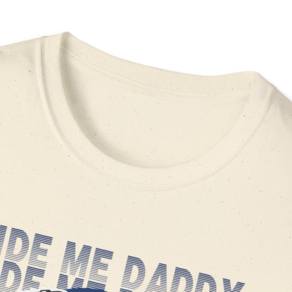 Ride Me Daddy Motorcycle Princess Adult T-Shirt. Spicy Kink Motorcycle T-Shirt