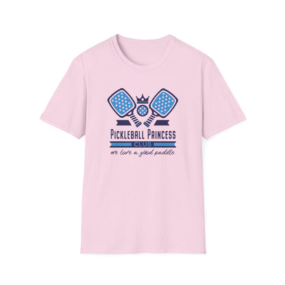 Pickleball Princess Adult T-Shirt for Grownups. Spicy Pickleball Athletic Shirt