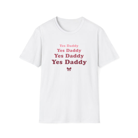 Yes Daddy Adult Princess Graphic T-Shirt. Perfect Gift for your Princess Partner, Submissive T-shirt