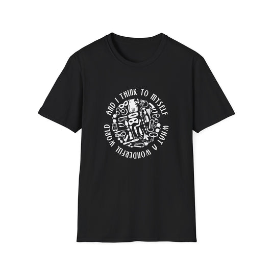 What a Wonderful World Adult Toys BDSM T-Shirt for Grownup Playtime. Perfect Gift for your BDSM Kink Parter