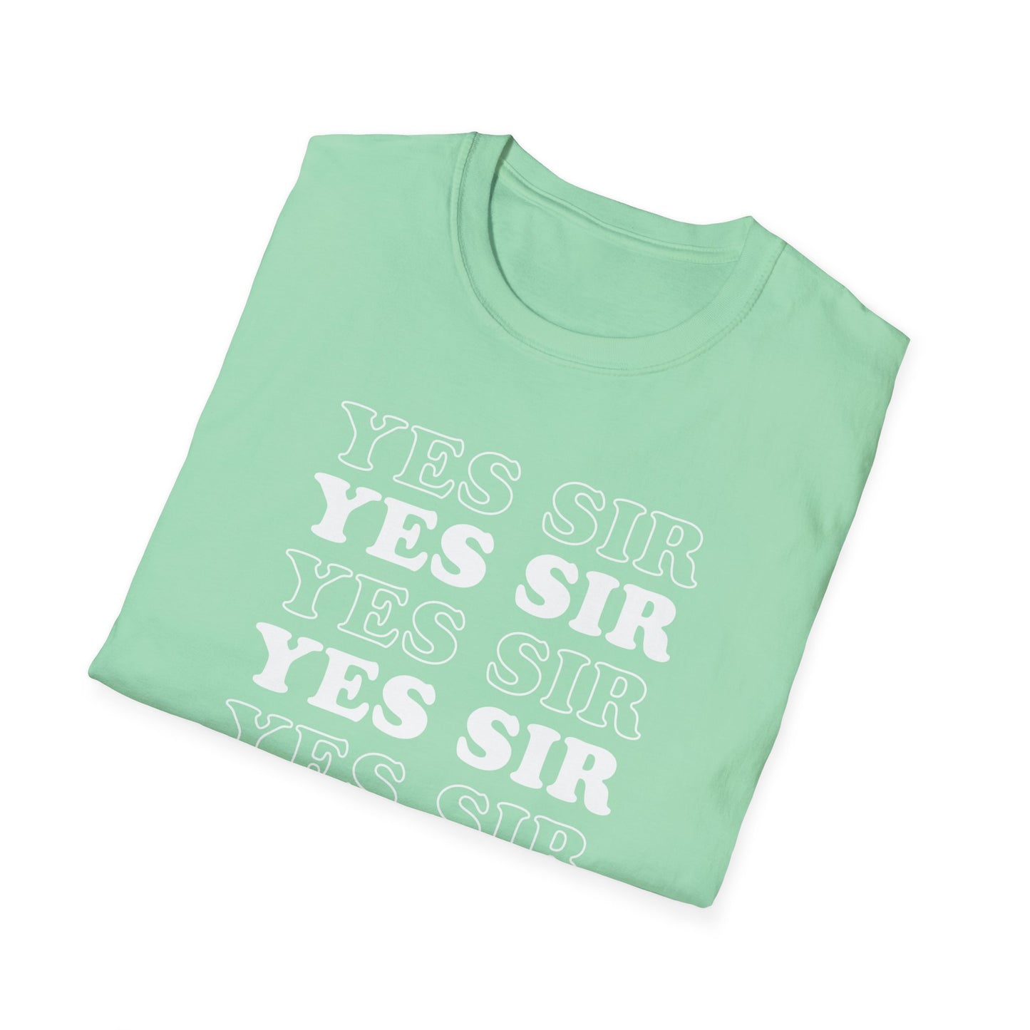 Yes Sir Adult Princess T-Shirt. Perfect Gift for your Princess Submissive Kink Partner