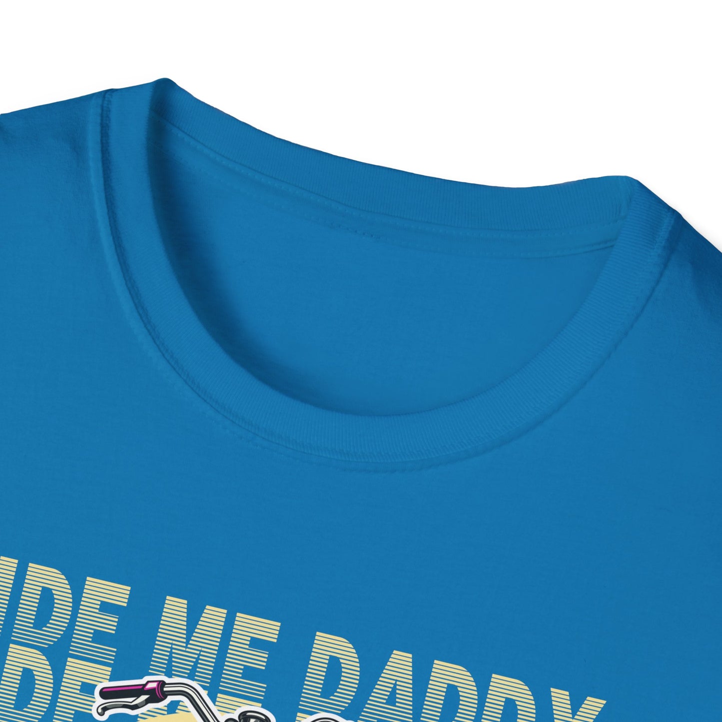 Ride Me Daddy Pop Art Inspired Motorcycle Princess T-Shirt. Spicy Motorcycle T-Shirt