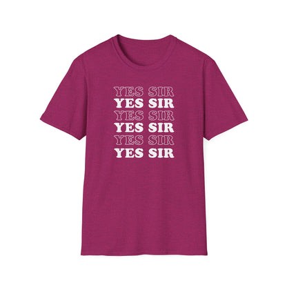Yes Sir Adult Princess T-Shirt. Perfect Gift for your Princess Submissive Kink Partner
