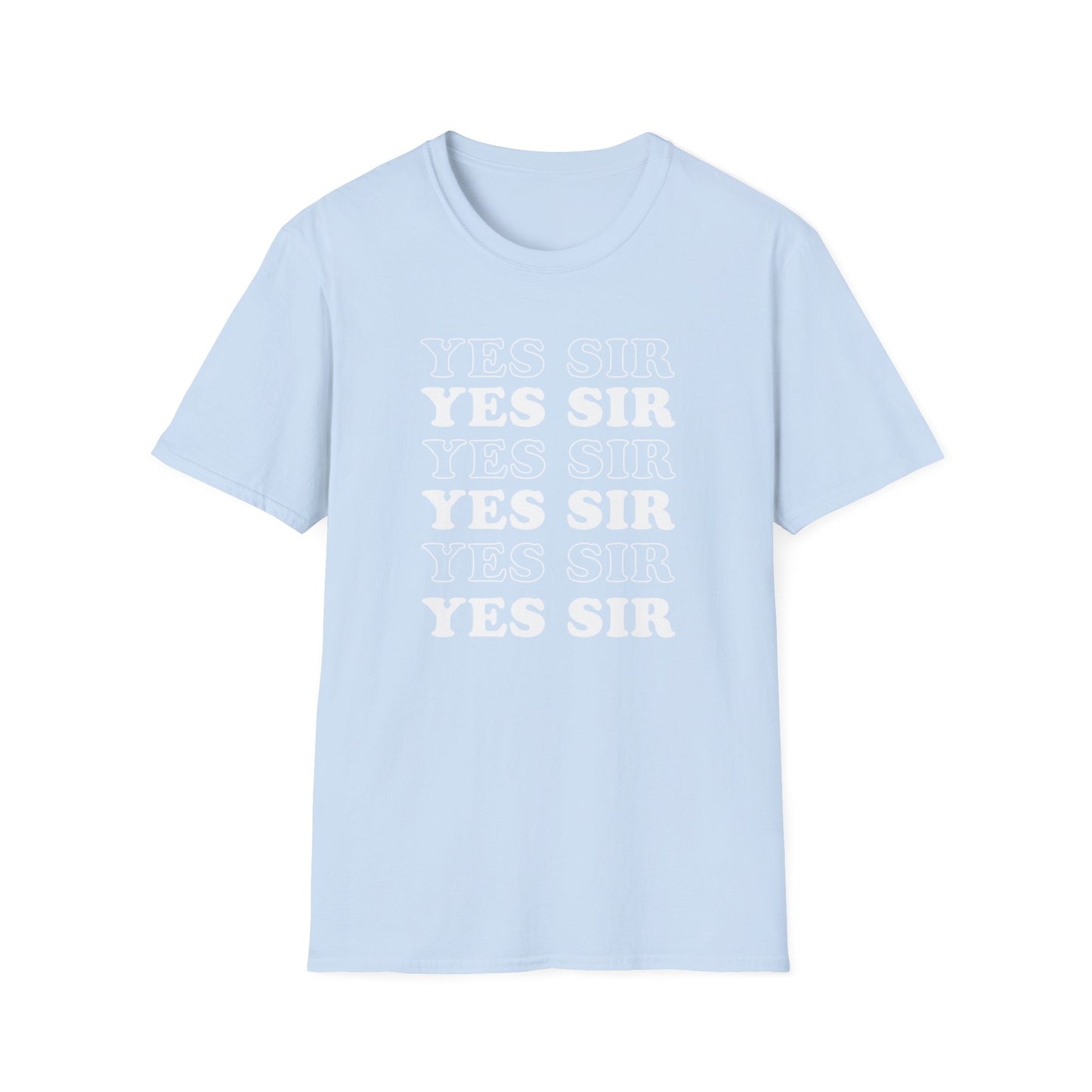Yes Sir Adult Princess T-Shirt. Perfect Gift for your Princess Submissive Kink Partner