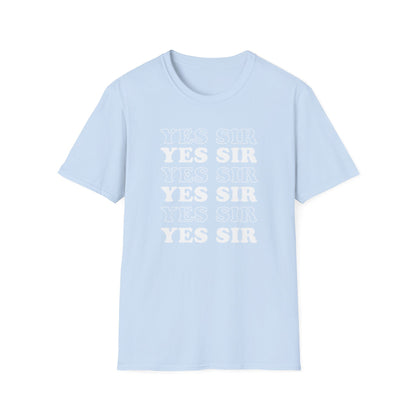 Yes Sir Adult Princess T-Shirt. Perfect Gift for your Princess Submissive Kink Partner