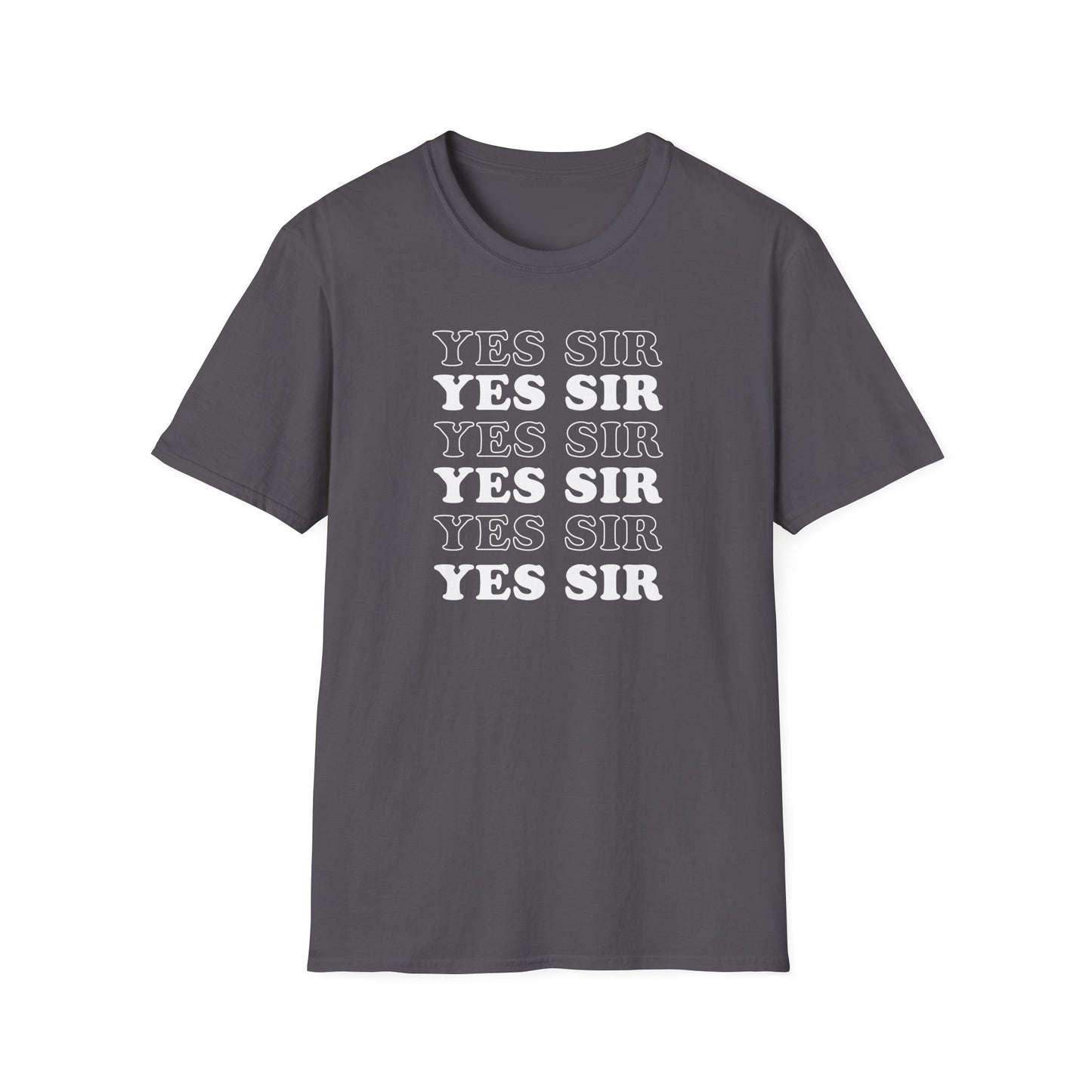 Yes Sir Adult Princess T-Shirt. Perfect Gift for your Princess Submissive Kink Partner