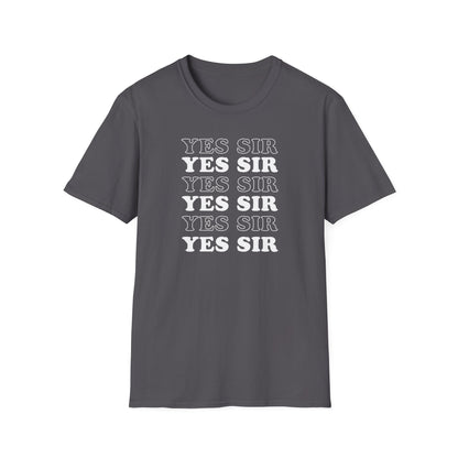 Yes Sir Adult Princess T-Shirt. Perfect Gift for your Princess Submissive Kink Partner
