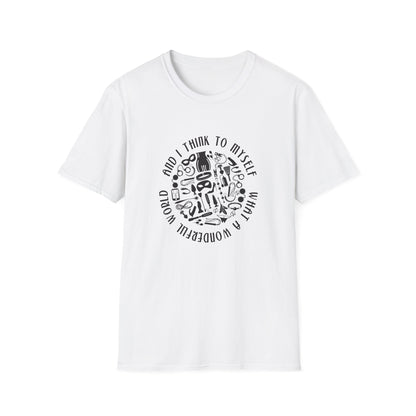 What a Wonderful World Adult Toys BDSM T-Shirt for Grownup Playtime. Perfect Gift for your BDSM Kink Parter