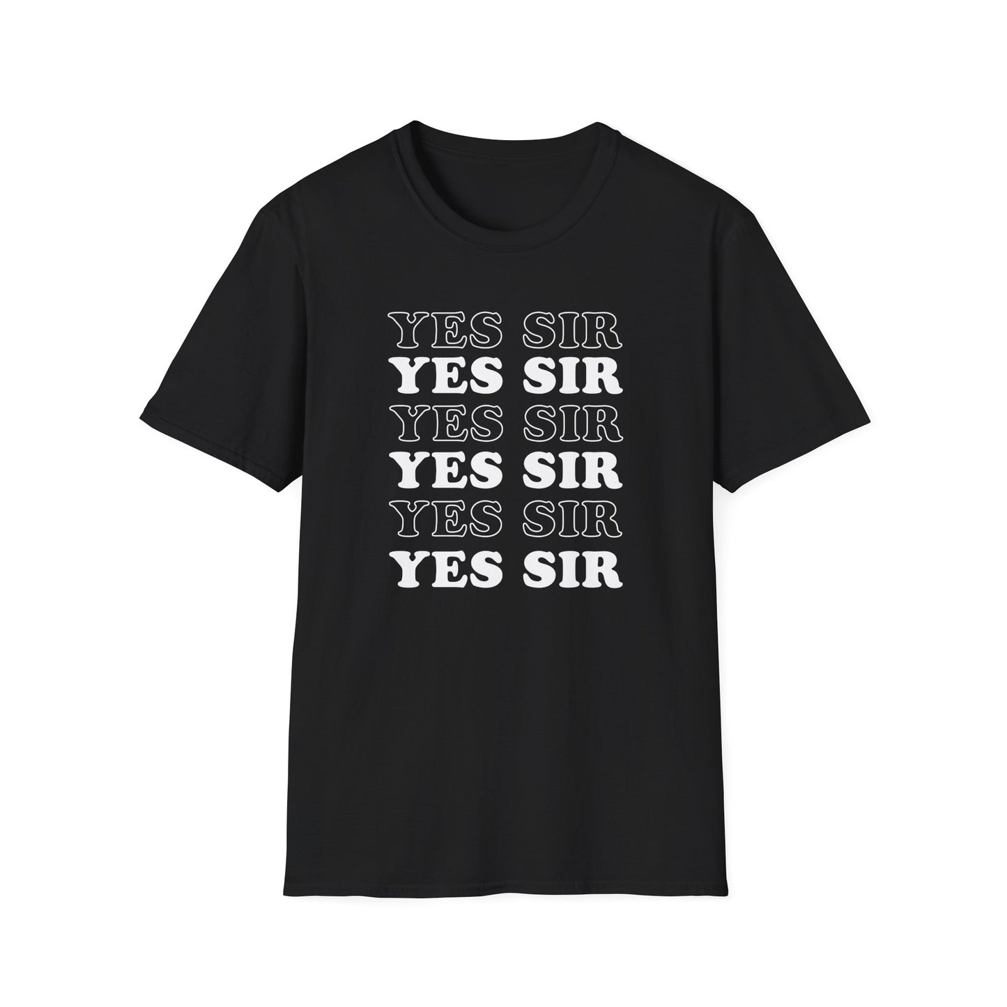 Yes Sir Adult Princess T-Shirt. Perfect Gift for your Princess Submissive Kink Partner