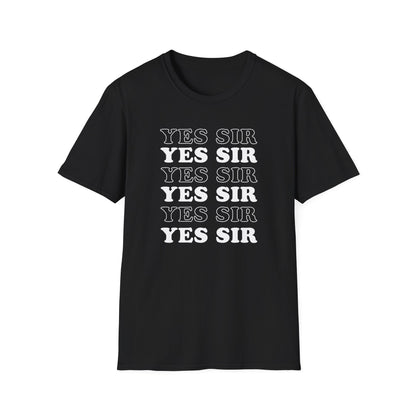Yes Sir Adult Princess T-Shirt. Perfect Gift for your Princess Submissive Kink Partner