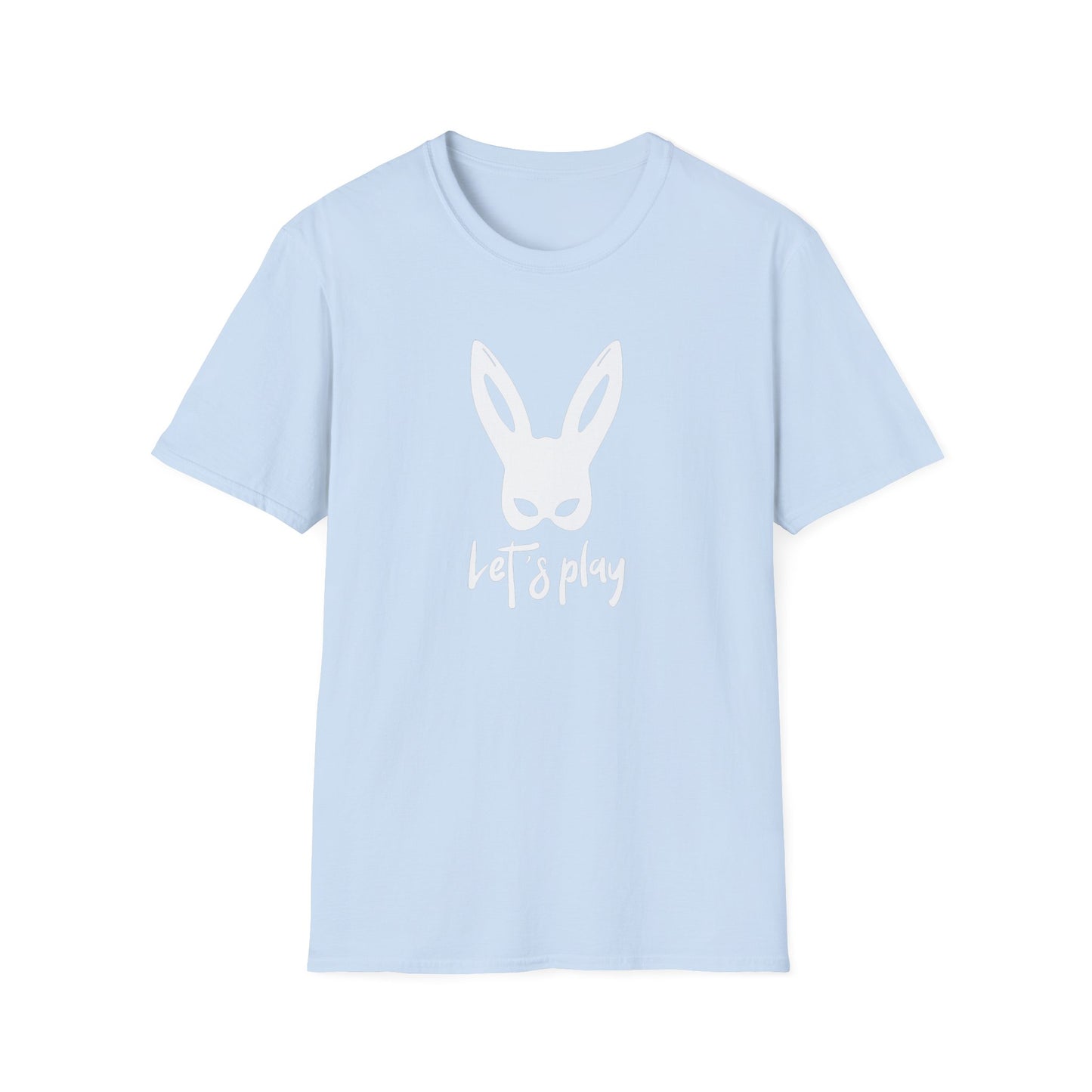Lets Play Bunny Graphic T-Shirt for Adult Playtime, Perfect gift for your Partner