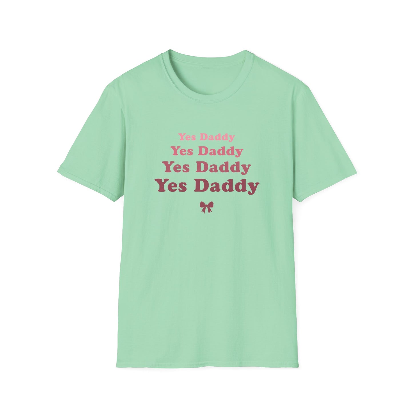 Yes Daddy Adult Princess Graphic T-Shirt. Perfect Gift for your Princess Partner, Submissive T-shirt