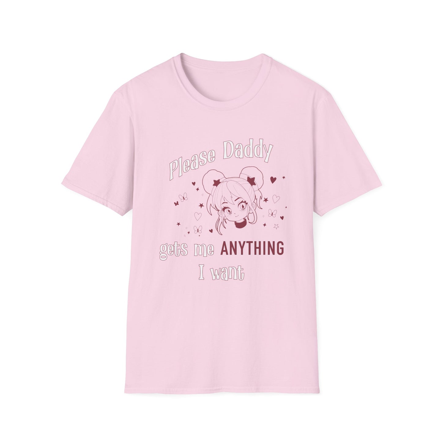 Please Daddy Adult Princess Graphic T-Shirt. Perfect Gift for your Princess Partner, Submissive T-shirt