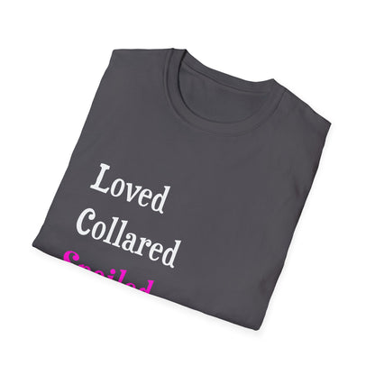 Loved Collared Spoiled T-Shirt for Adult Playtime, Perfect gift for your Submissive Kink Partner