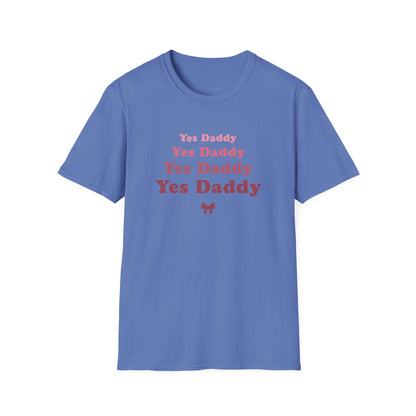 Yes Daddy Adult Princess Graphic T-Shirt. Perfect Gift for your Princess Partner, Submissive T-shirt