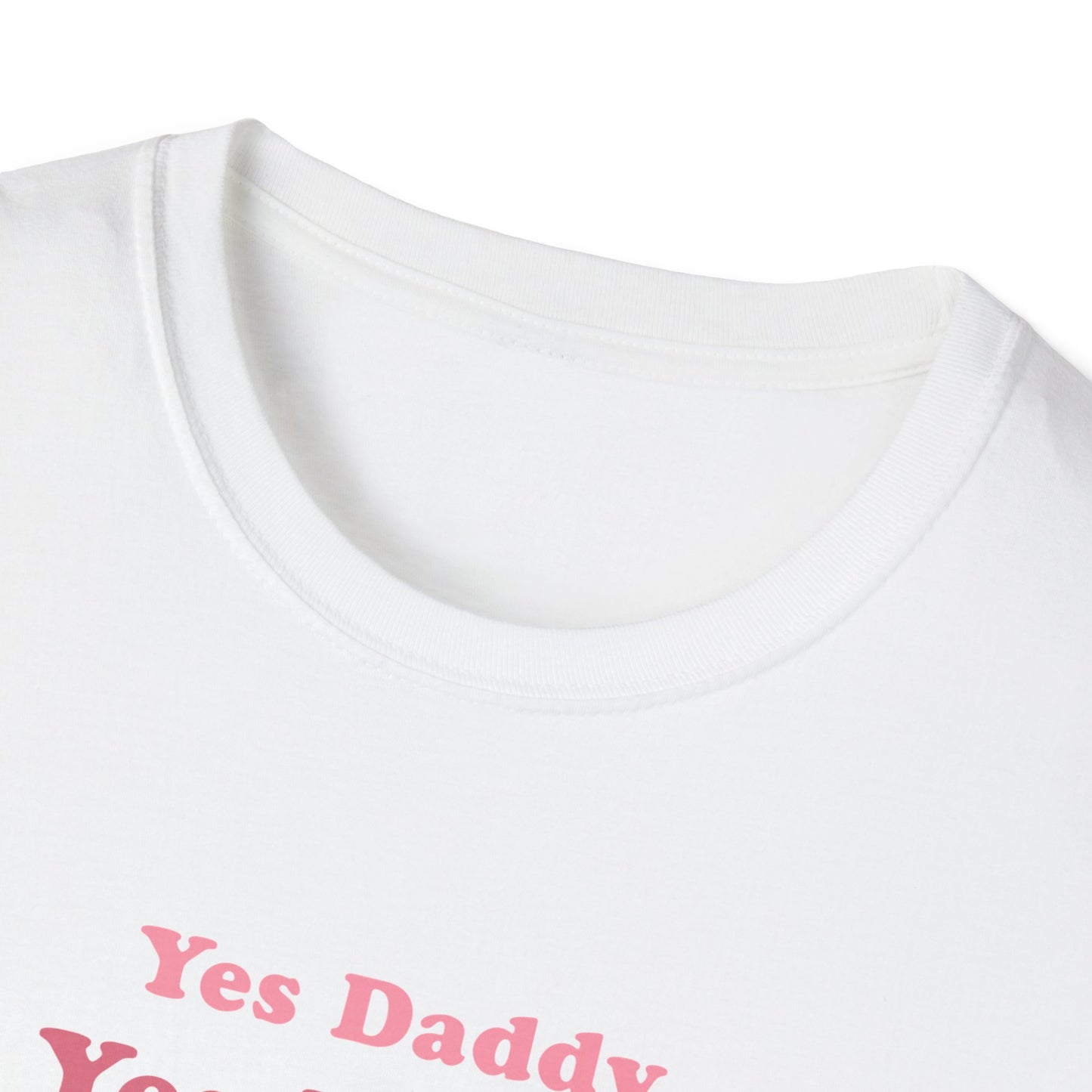 Yes Daddy Adult Princess Graphic T-Shirt. Perfect Gift for your Princess Partner, Submissive T-shirt