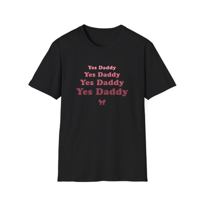 Yes Daddy Adult Princess Graphic T-Shirt. Perfect Gift for your Princess Partner, Submissive T-shirt