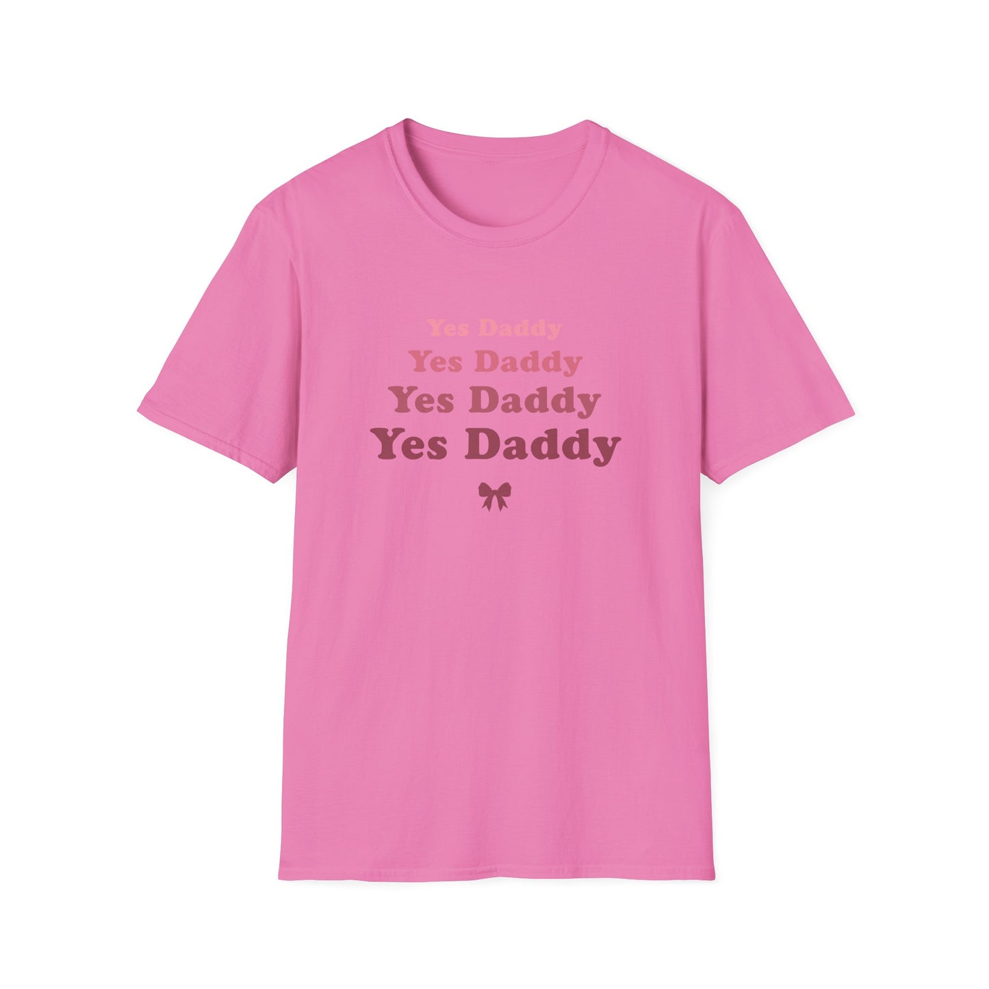 Yes Daddy Adult Princess Graphic T-Shirt. Perfect Gift for your Princess Partner, Submissive T-shirt