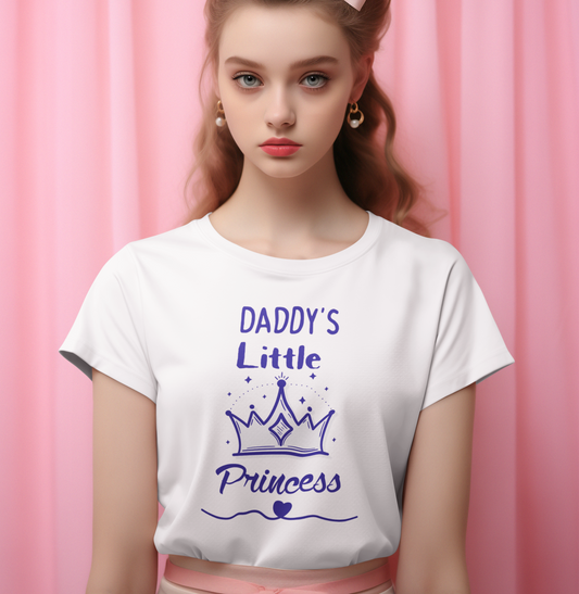 Daddy's Little Princess Graphic T-Shirt for Grownups. Perfect Gift for your Princess Partner, Submissive T-shirt