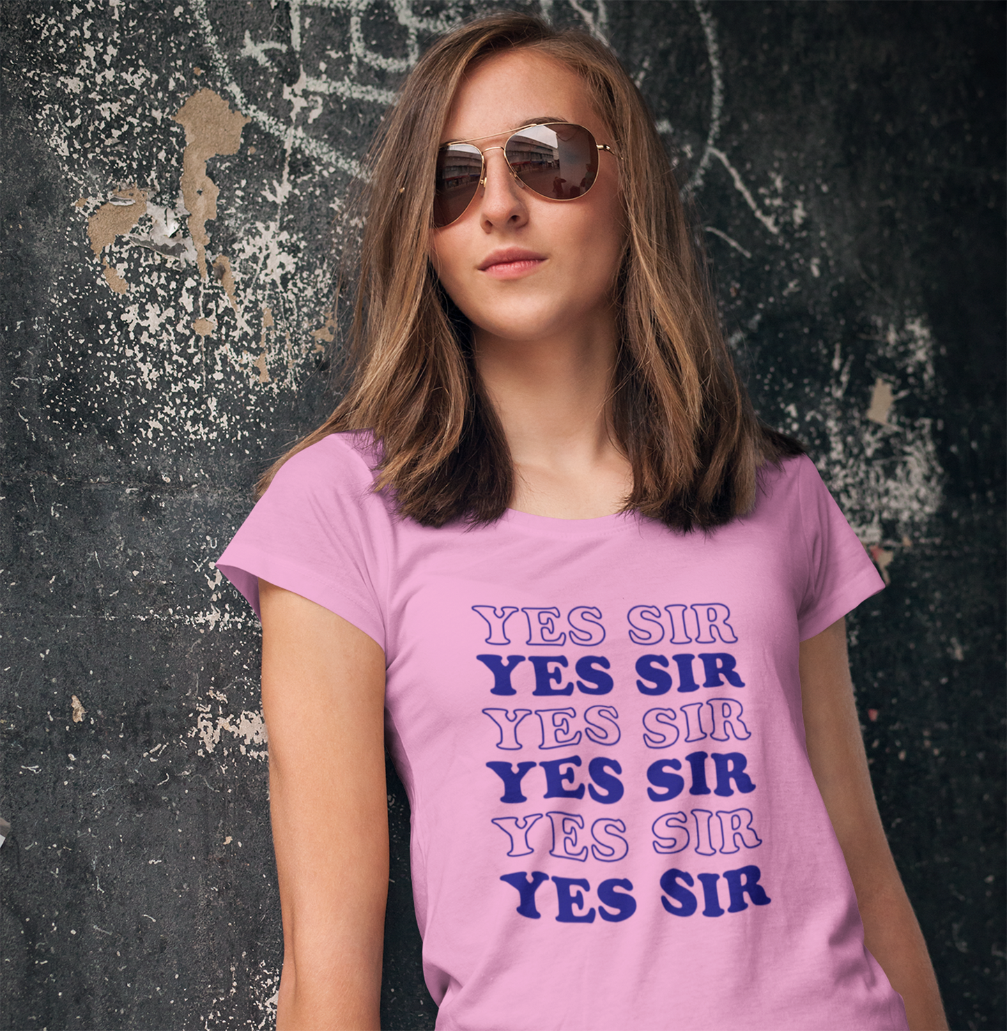 Yes Sir Adult Princess T-Shirt. Perfect Gift for your Princess Submissive Kink Partner