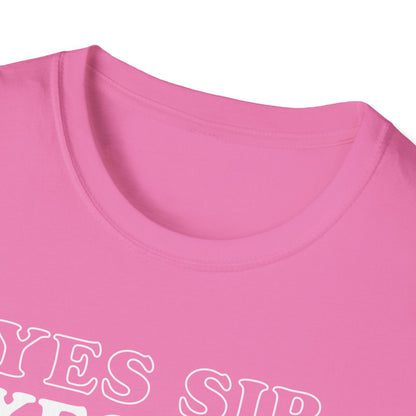Yes Sir Adult Princess T-Shirt. Perfect Gift for your Princess Submissive Kink Partner