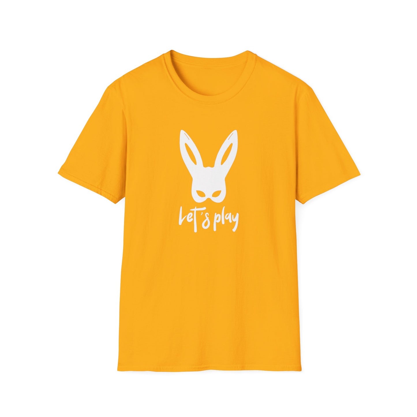 Lets Play Bunny Graphic T-Shirt for Adult Playtime, Perfect gift for your Partner