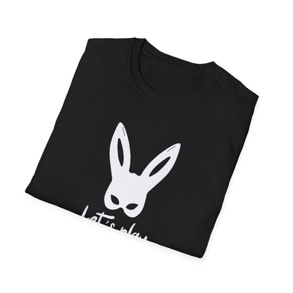Lets Play Bunny Graphic T-Shirt for Adult Playtime, Perfect gift for your Partner