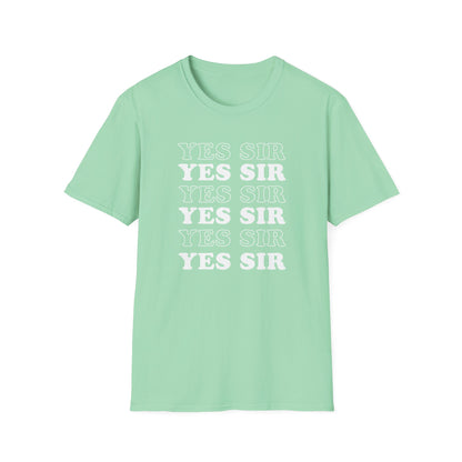Yes Sir Adult Princess T-Shirt. Perfect Gift for your Princess Submissive Kink Partner