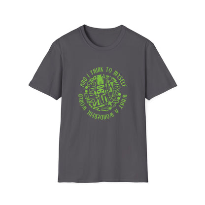 What a Wonderful World Adult Toys BDSM T-Shirt for Grownup Playtime. Perfect Gift for your BDSM Kink Parter