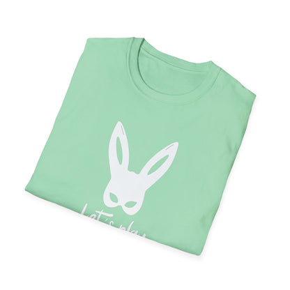 Lets Play Bunny Graphic T-Shirt for Adult Playtime, Perfect gift for your Partner