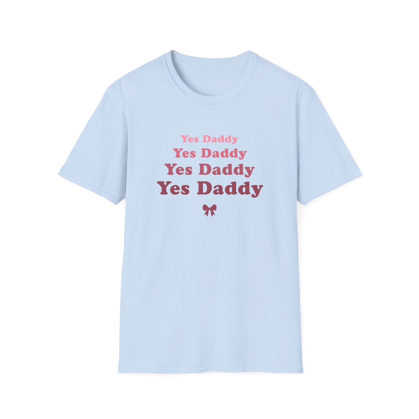 Yes Daddy Adult Princess Graphic T-Shirt. Perfect Gift for your Princess Partner, Submissive T-shirt