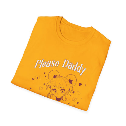 Please Daddy Adult Princess Graphic T-Shirt. Perfect Gift for your Princess Partner, Submissive T-shirt